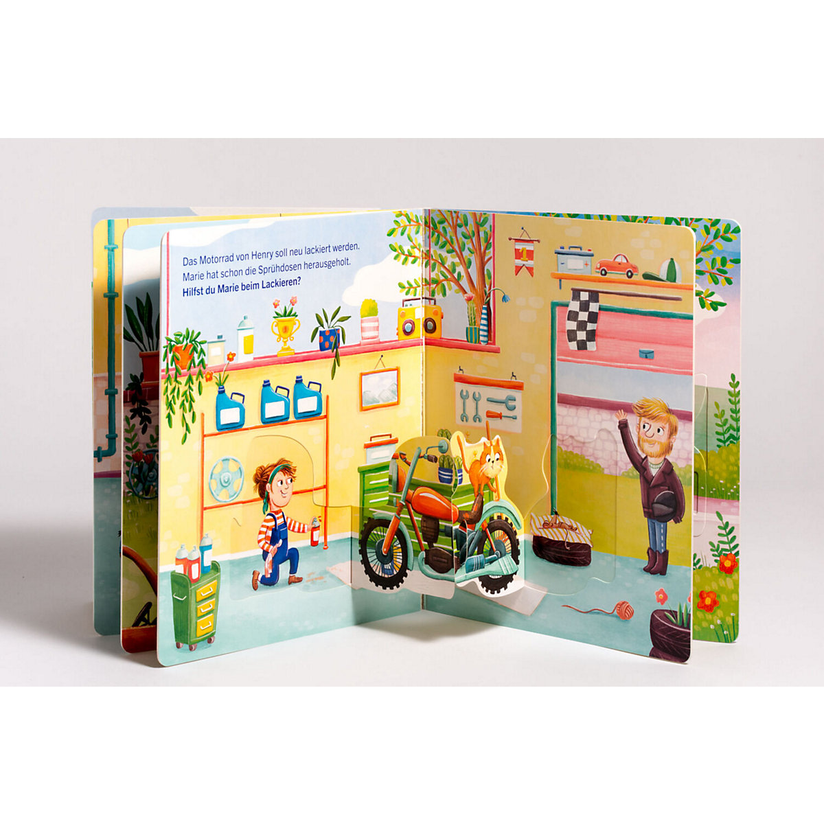 Mein Zauberklappen-Buch - Mach mit in der Autowerkstatt!