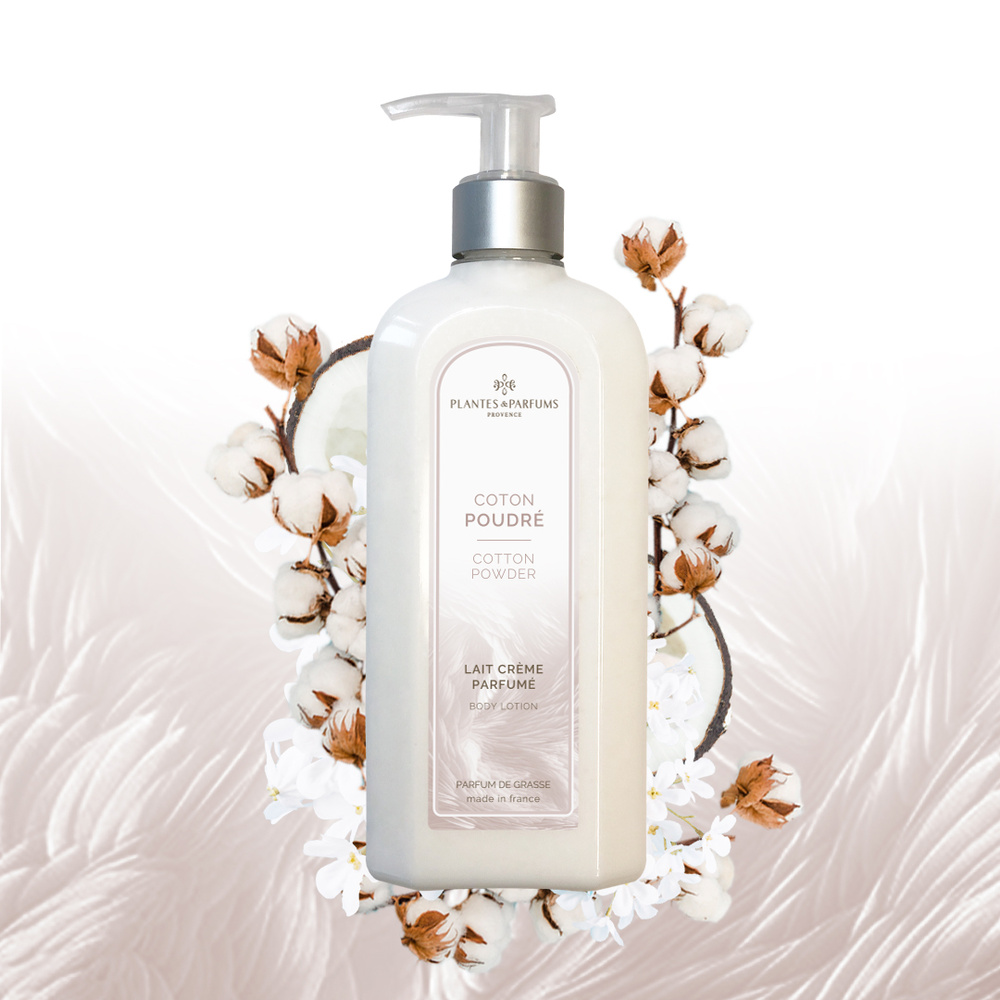 Plantes et Parfums Coton Poudré Lait Crème Parfumé