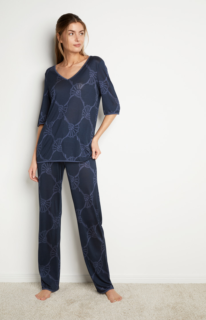 Loungewear T-Shirt in Midnight-Blau