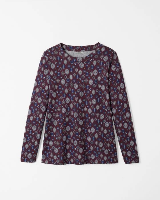 Tee-shirt maille chaude, manches longues