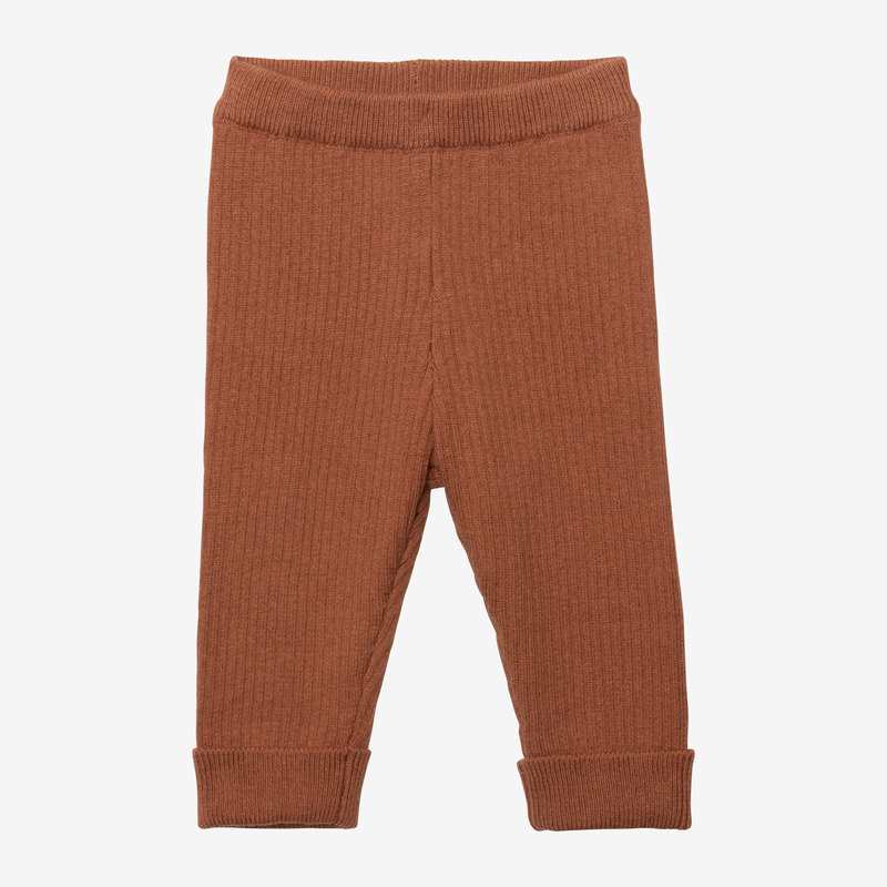 Pantalon en maille bébé caramel marron Catimini