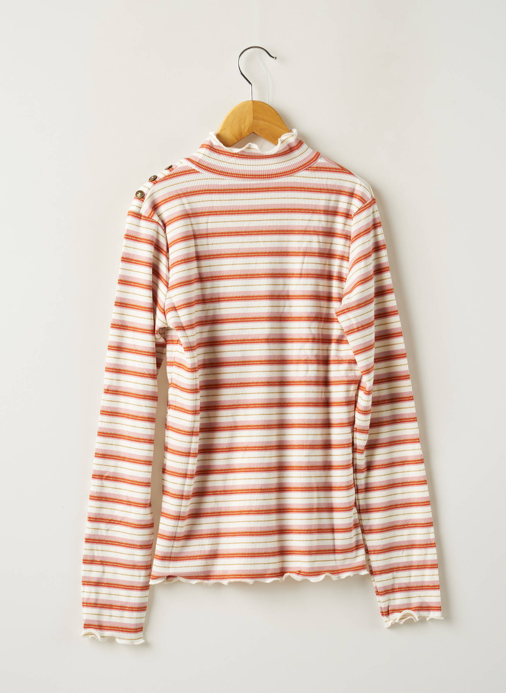 Beckaro Tshirts Fille couleur beige