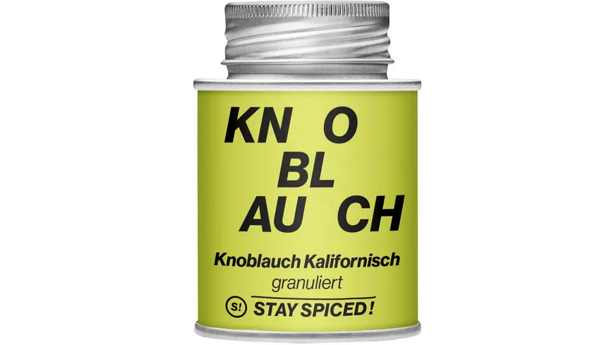 STAY SPICED! Knoblauch Karlifornisch granuliert 90 g
