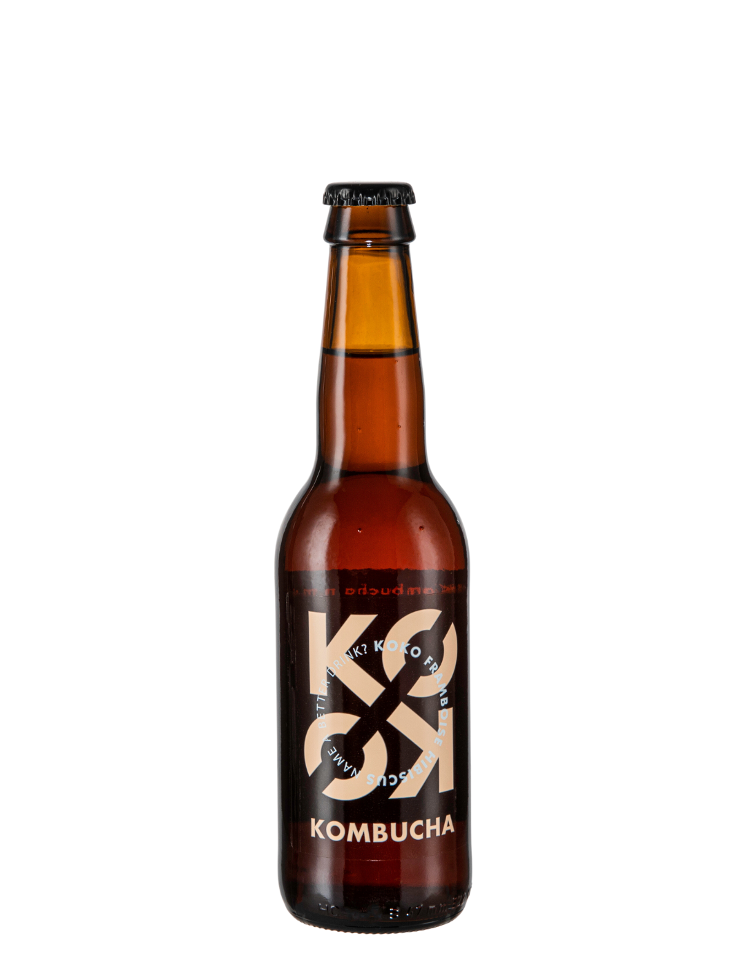 Koko Kombucha : Framboise Hibiscus - Gueule de joie 0° |  33 cl