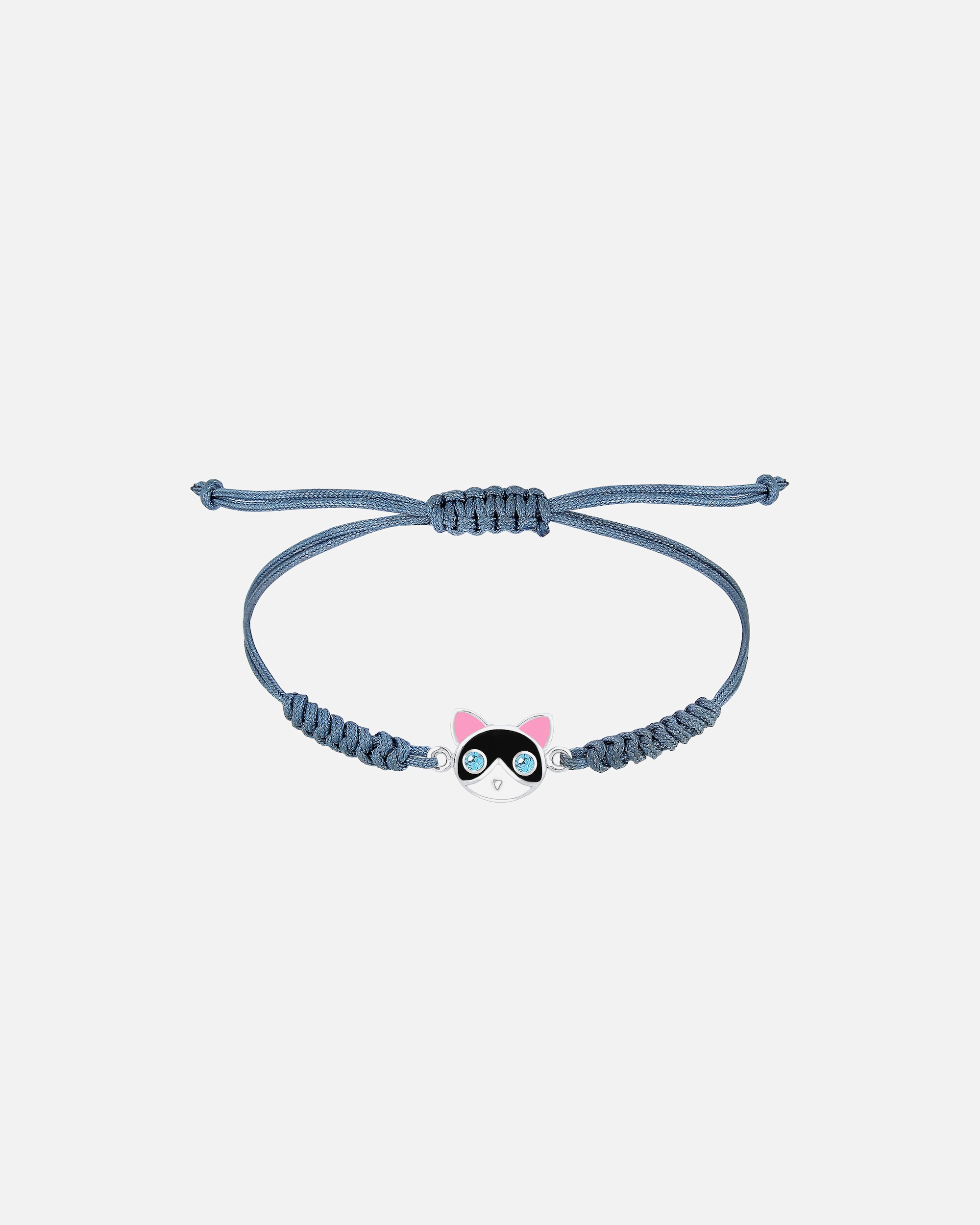 Elli Katzen-Armband aus weichem Kristall für Damen (925/1000 Silber)