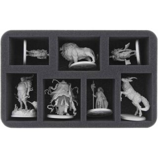 Feldherr Schaumstoffeinlage für KDM 1.5 Wave 2 - sieben Miniaturen