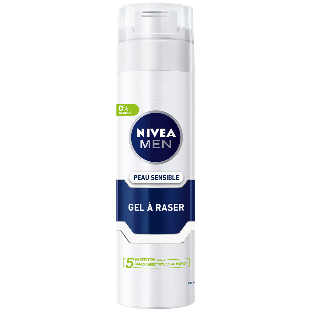 nivea SENSITIVE - Gel à raser 0% alcool Camomille Rasage homme