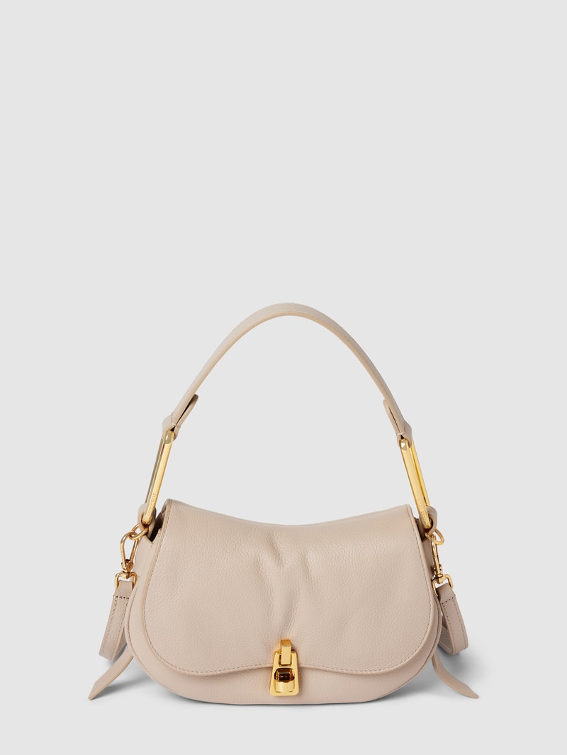 Saddle Bag mit Label-Details Modell 'MAGIE' in rosé