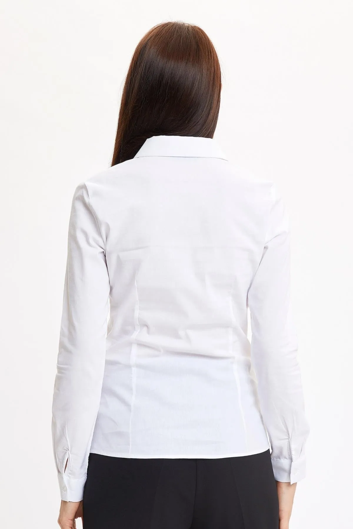 DeFacto  Tailliertes Langarm-Basic-Shirt