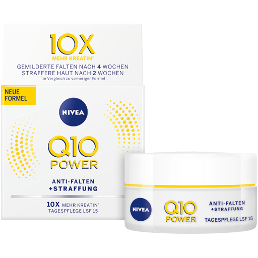 NIVEA Q10 POWER Anti-Falten Tagespflege LSF 15  50 ml  Tagescreme