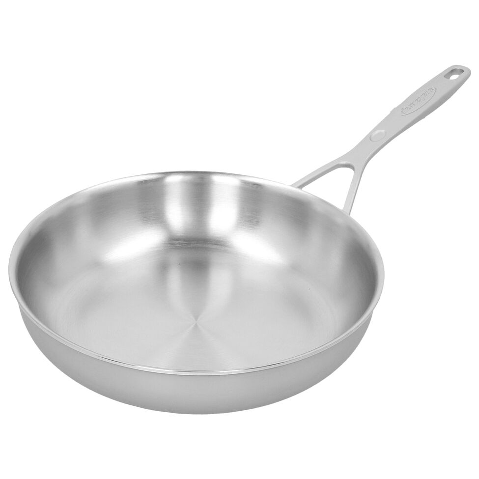 Bratpfanne 24 cm, 18/10 Edelstahl, Silber
