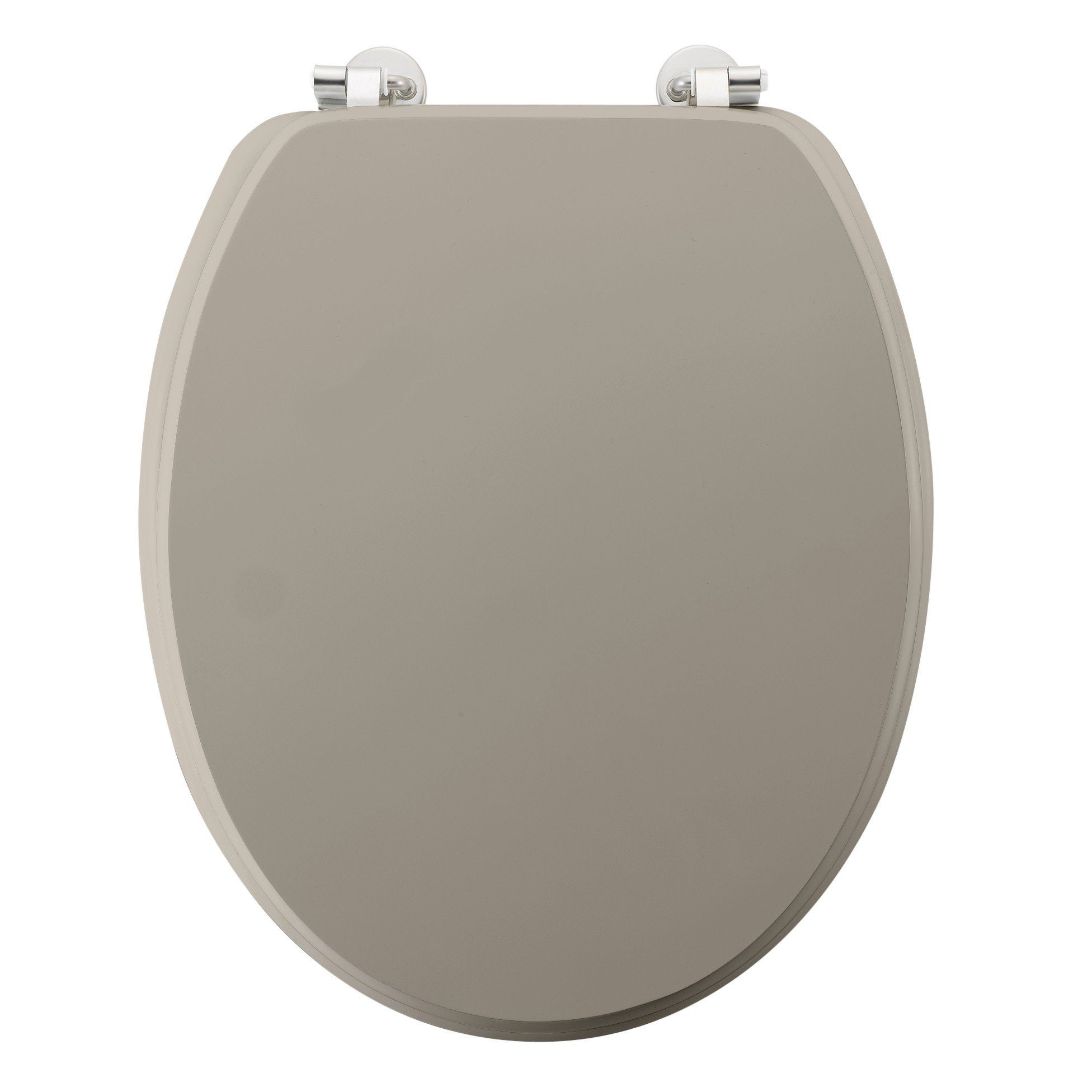 dynamic24 WC-Sitz, Toilettendeckel matt mit Metallscharnieren