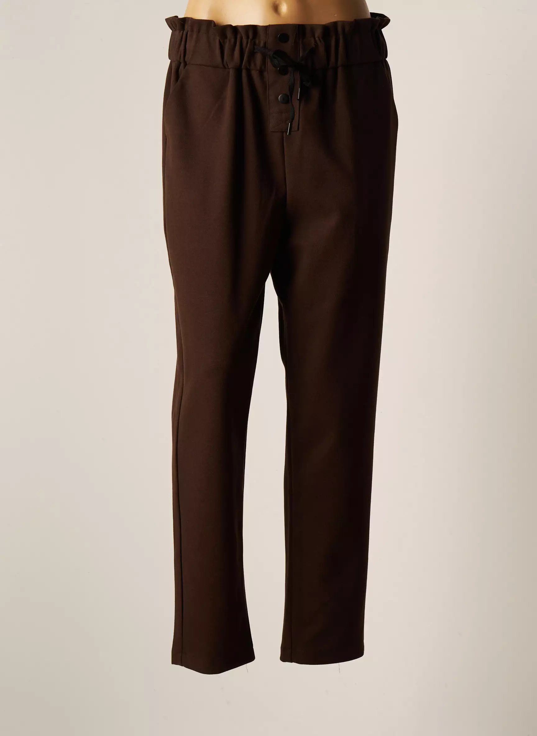 Molly Bracken Pantalons Chino Femme couleur marron