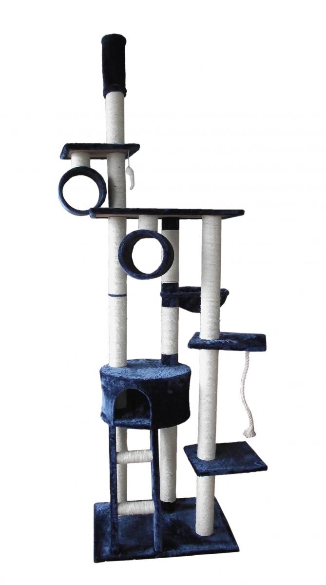 Silvio Design Katzen Kratzbaum Mikesch blau
