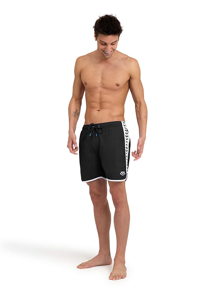 Arena Badeshorts in Schwarz/ Weiß günstig kaufen