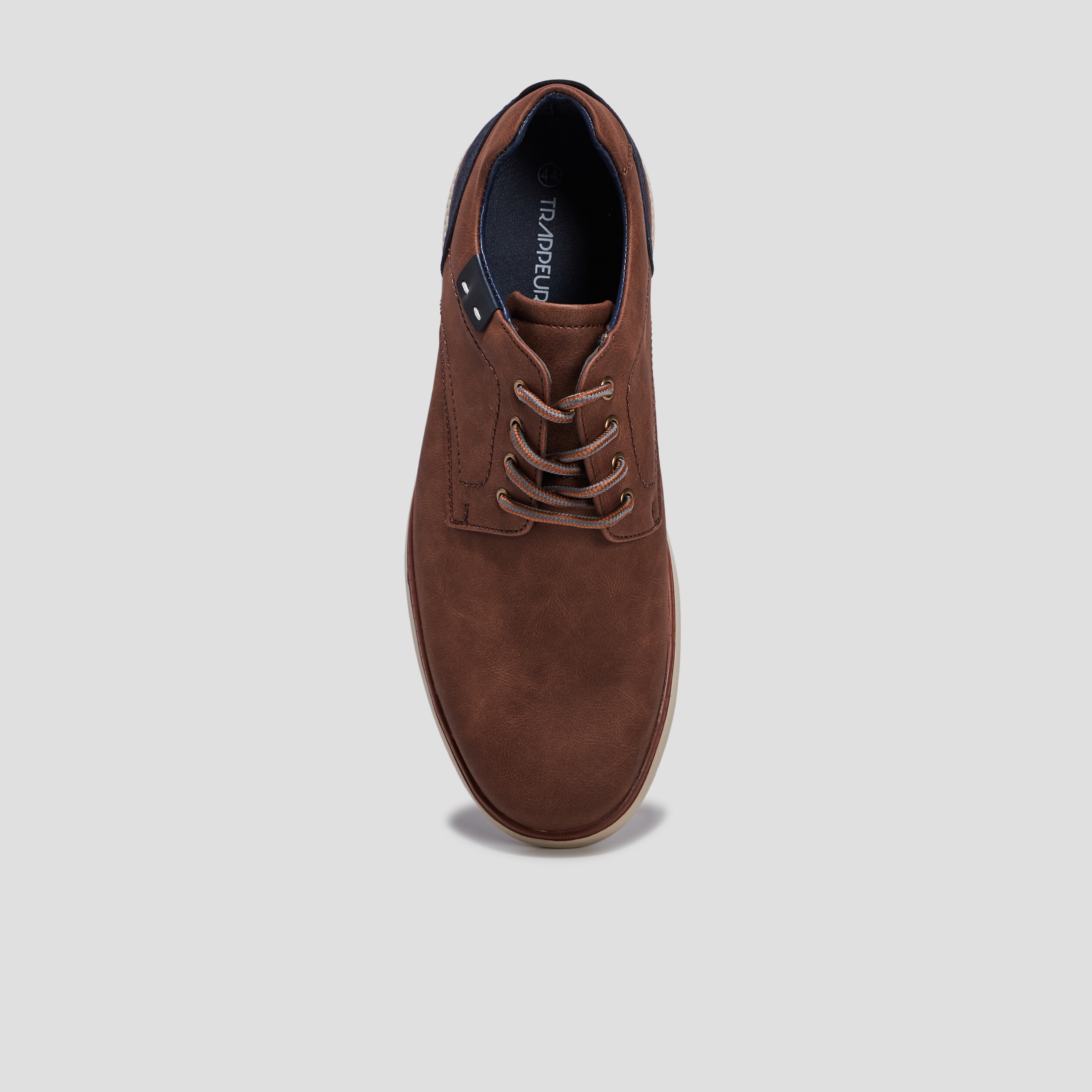 Derbies à lacets marron homme | La Halle