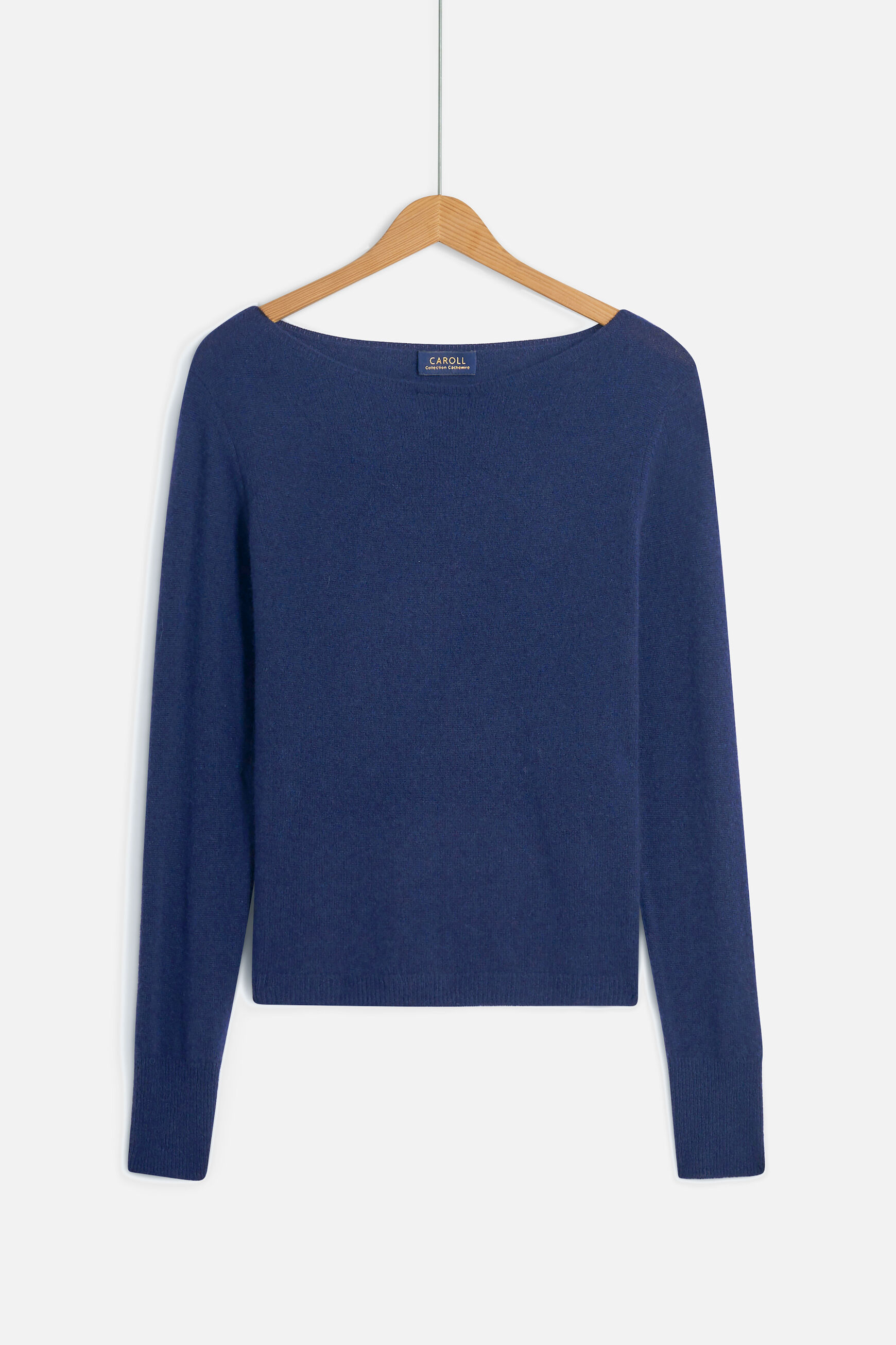 pull zofia 100% cachemire bleu marine femme