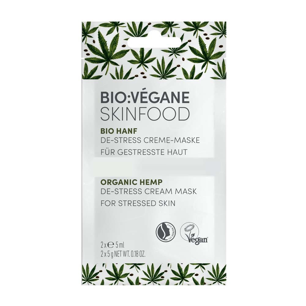 BIO:VÉGANE Bio Hanf Creme Maske 2 x 5 ml