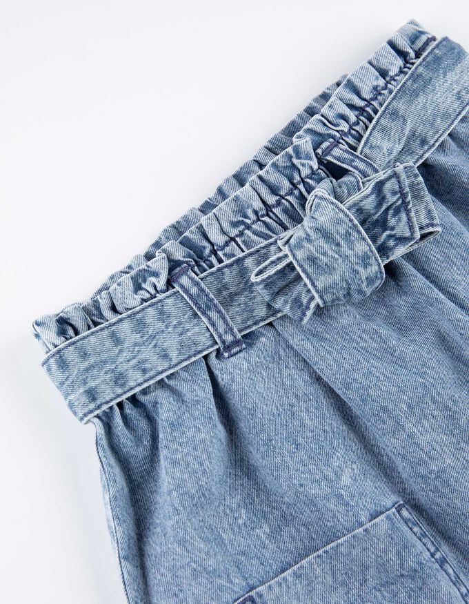 Jeansrock - Stickereien