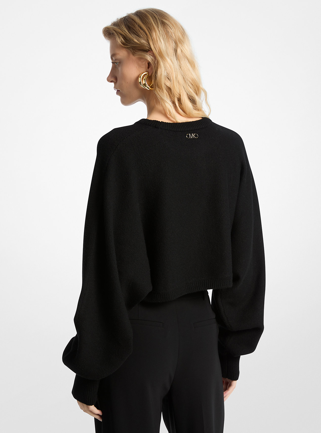 Ull Dolman-Sleeve Genser - SVART