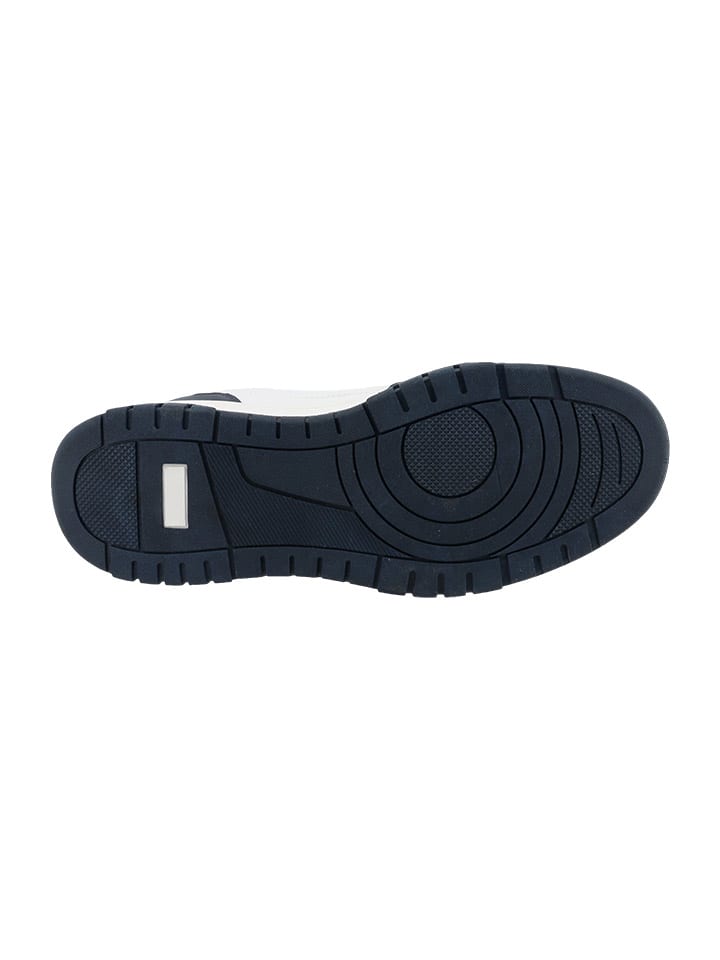 Tom Tailor Sneakers in Weiß/ Dunkelblau günstig kaufen