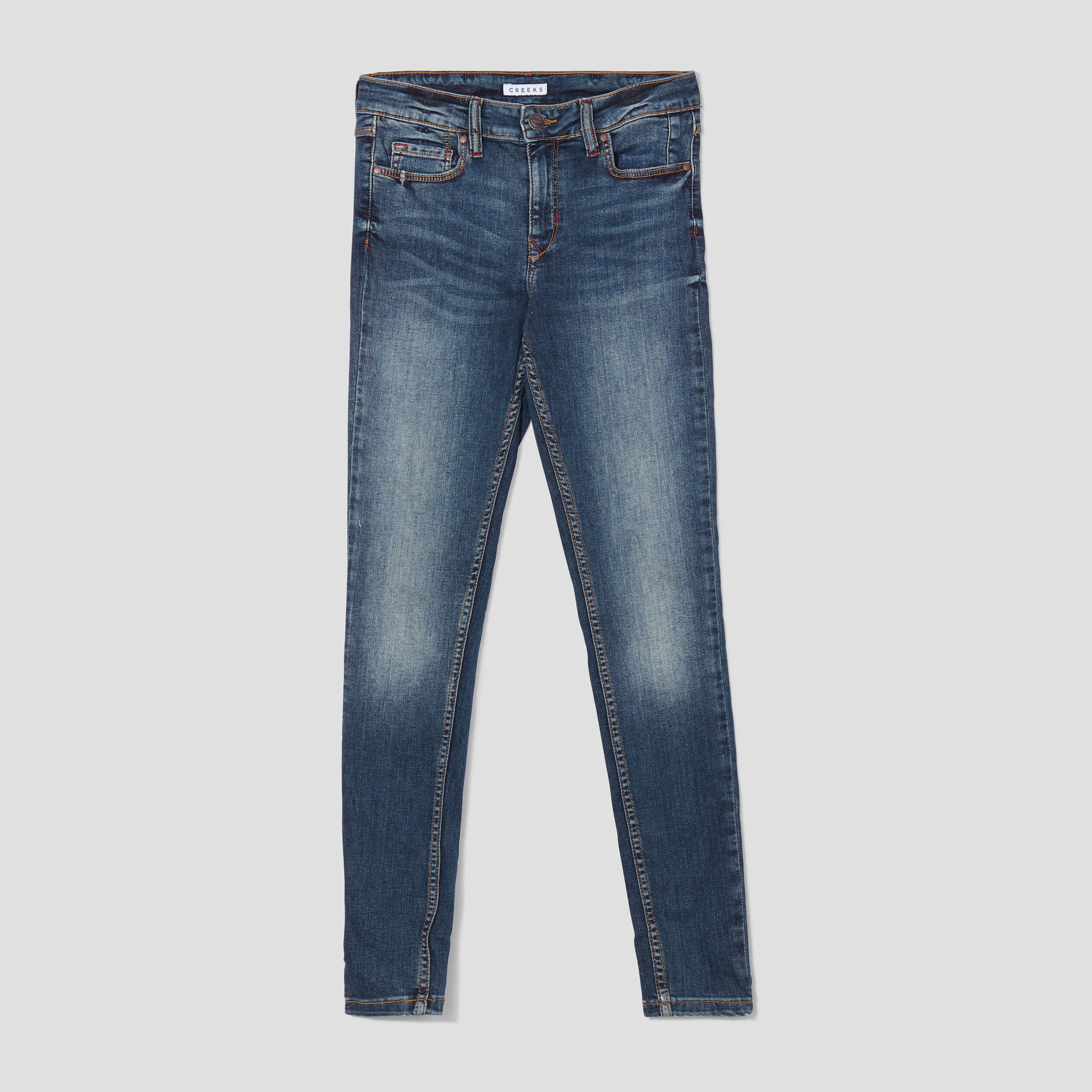 Jeans skinny délavé Creeks denim dirty femme | La Halle