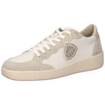 Blauer USA Sneaker in weiß