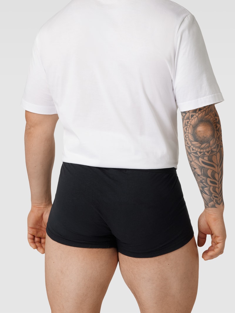 PLUS SIZE Pants mit Label-Patch im 2er-Pack in schwarz