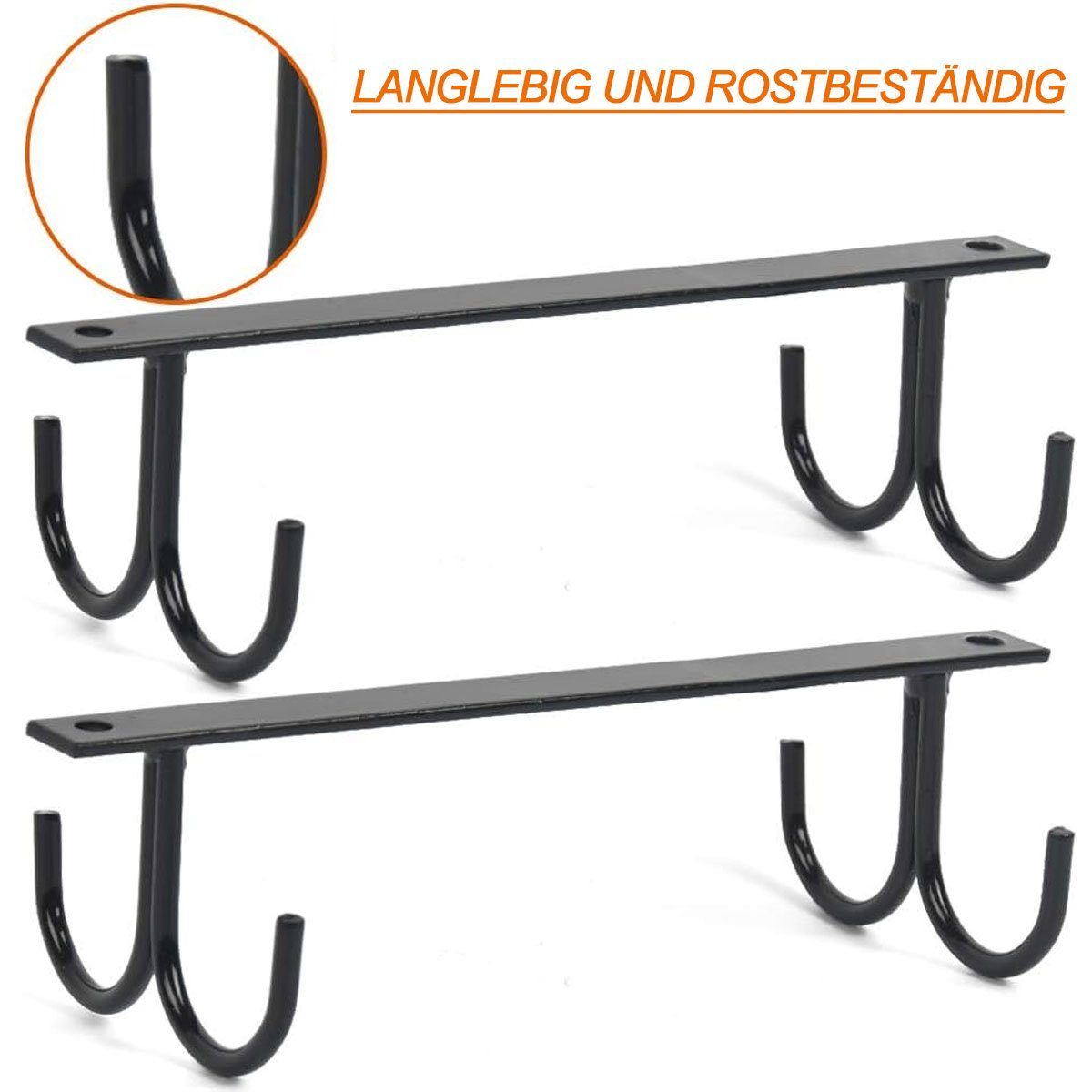 ZmdecQna Gläserhalter Tassenhalter unter dem Schrank, für Bar, Kaffeetassen, Mug