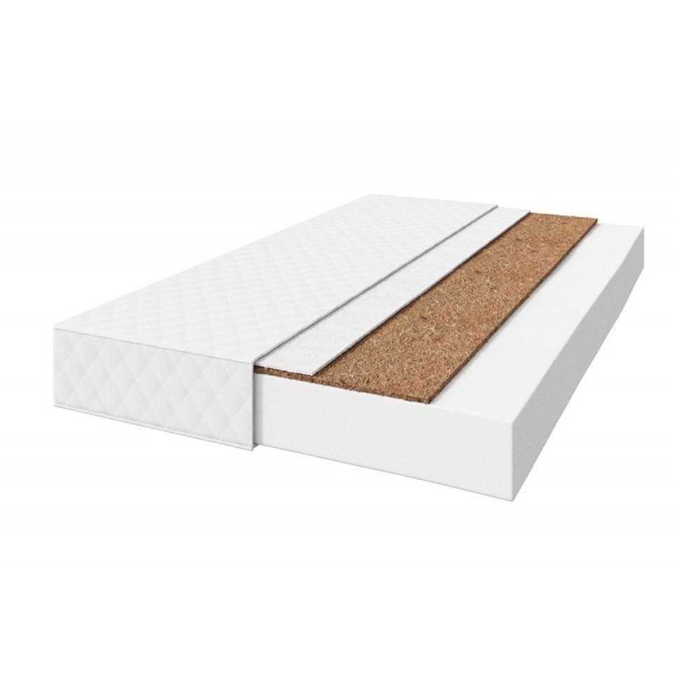 Kaltschaummatratze Matratze Kaltschaum H4 / H3 Kokos Premium 10-16cm hoch, pressiode, 10 cm hoch