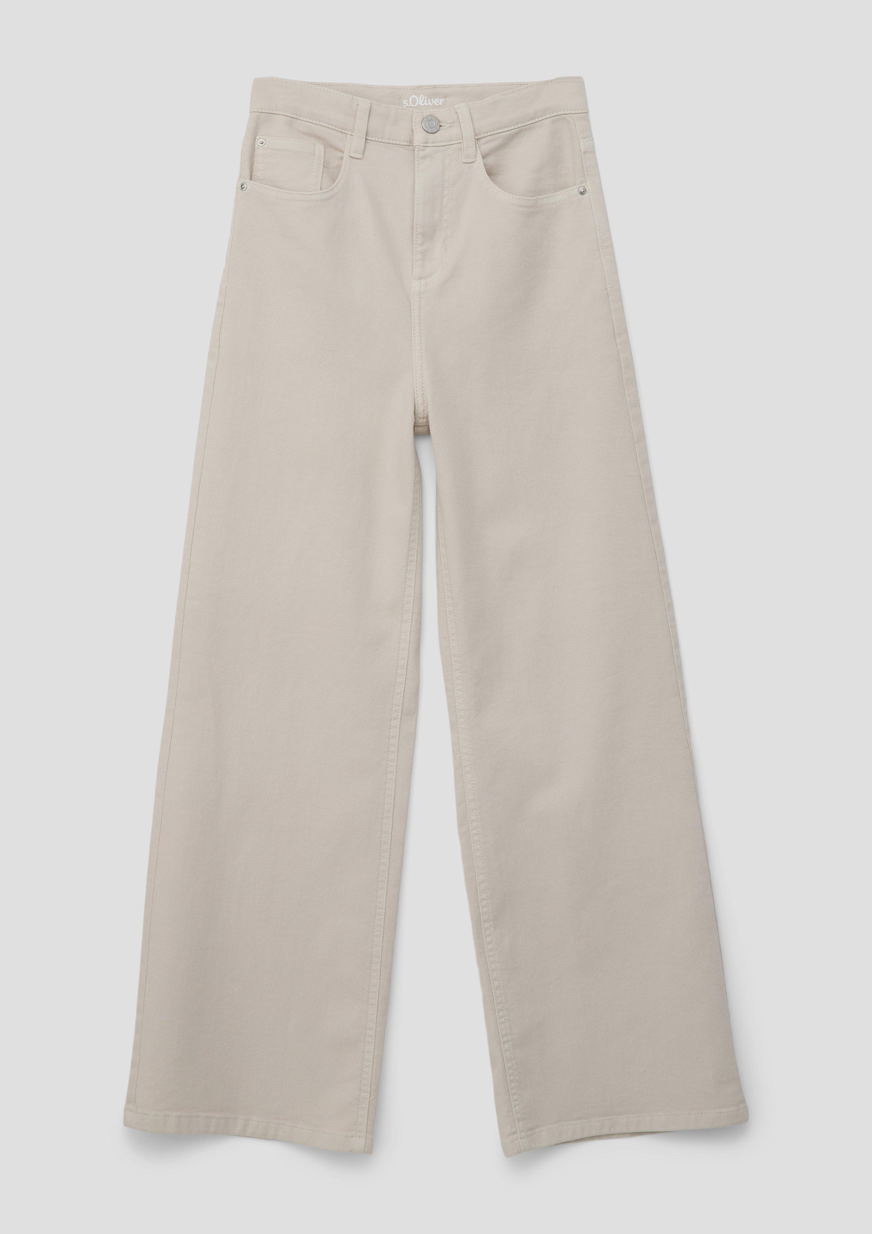 Wide: Elastische Twillhose   2140950-0330