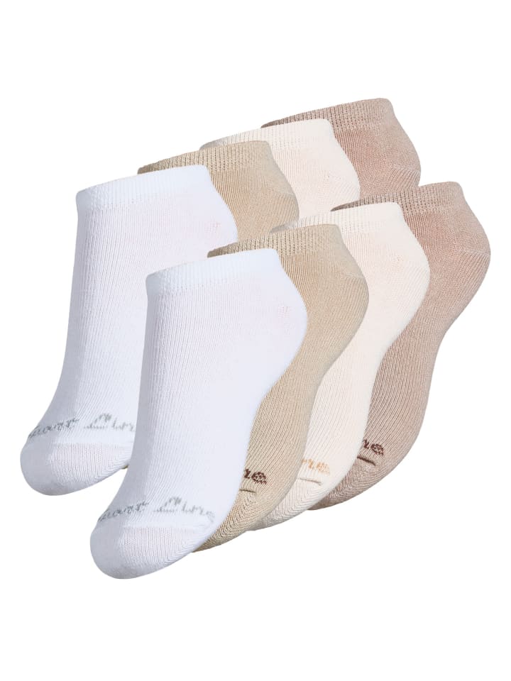 Yenita® Kinder Sneaker Socken 8 Paar in Beigetöne günstig kaufen