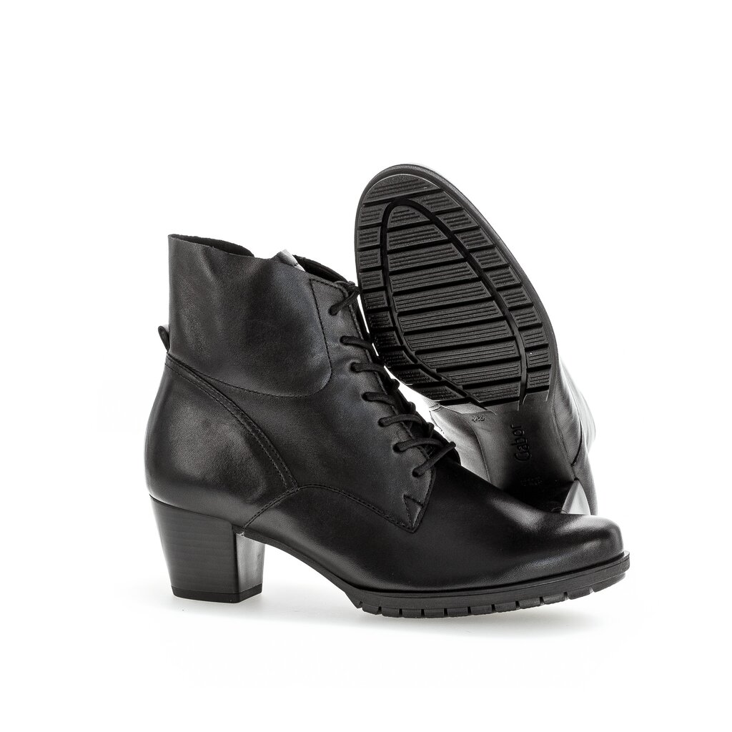 Gabor comfort Schnürstiefelette schwarz