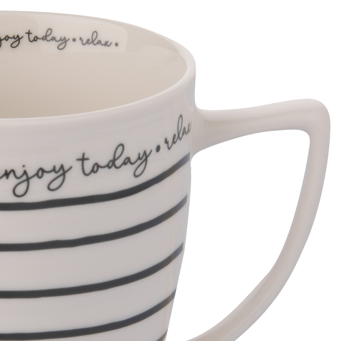 Tasse mit Schriftzug