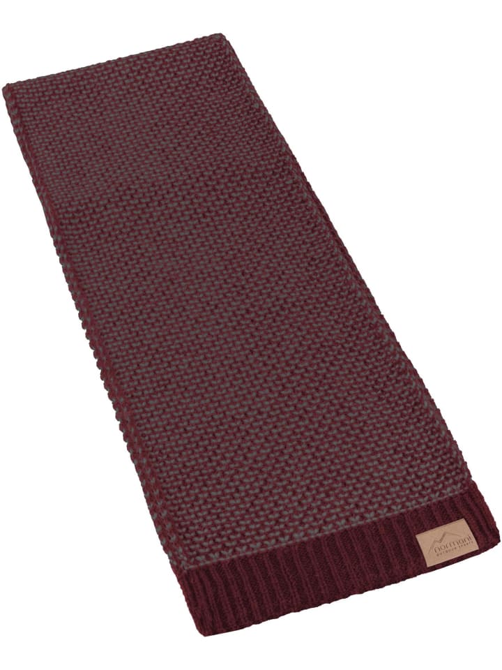 Normani Outdoor Sports Strickschal Edet in Rot/Anthrazit günstig kaufen onesize