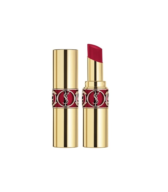 YVES SAINT LAURENT-ROUGE VOLUPTÉ SHINE -Une brillance à porter. Des couleurs fraîches