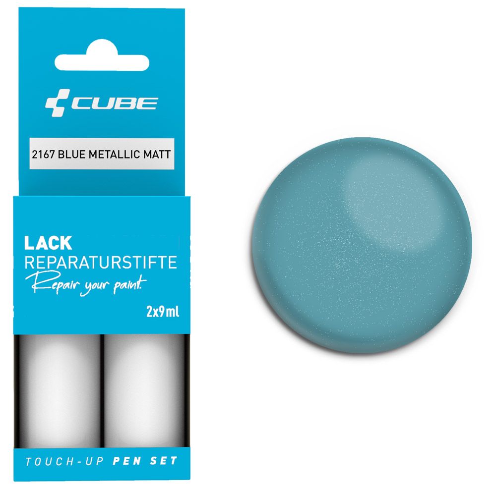 Cube Lackreparaturstift Set BLUE METALLIC matt kaufen | Bike-Discount