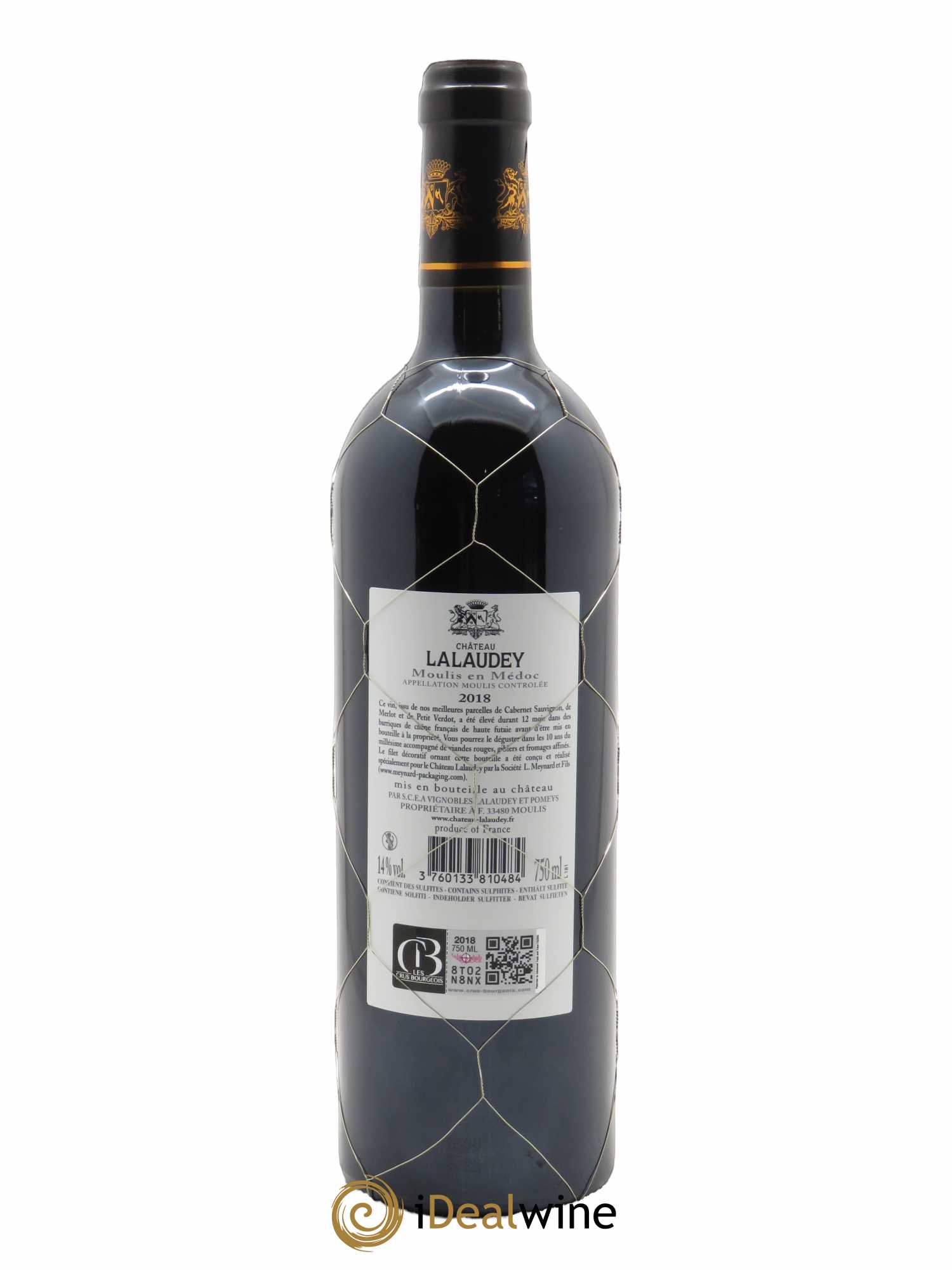 Château Lalaudey  2018 - Lot de 1 Bouteille
