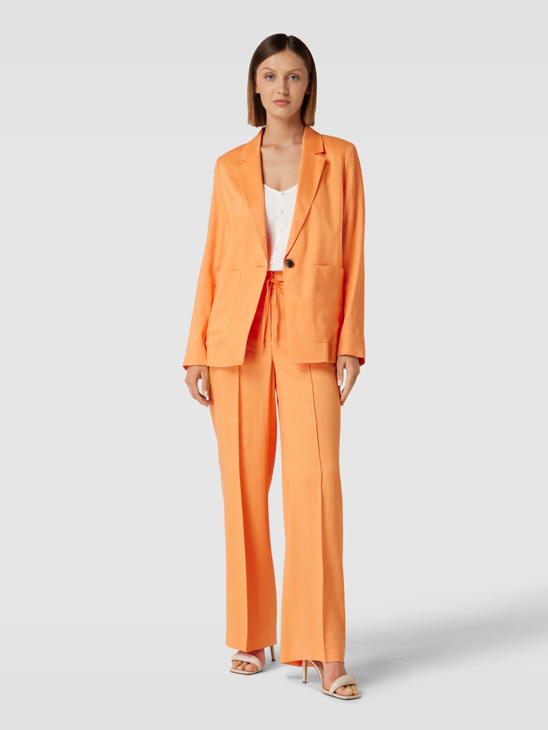 Blazer mit aufgesetzten Eingrifftaschen Modell 'BESTPREIS' in orange