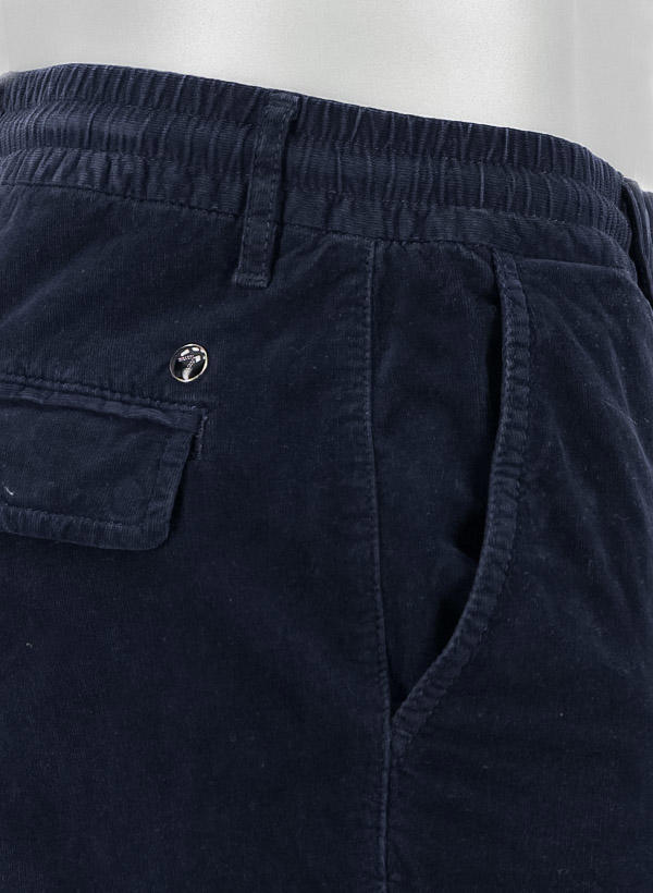 Alberto, Cargohose John, Slim Fit, Cord, navy