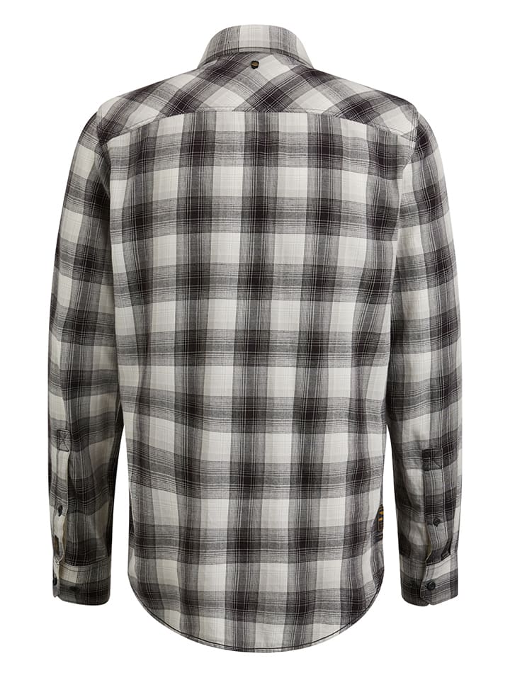 PME Legend Hemd in Schwarz/ Weiß günstig kaufen