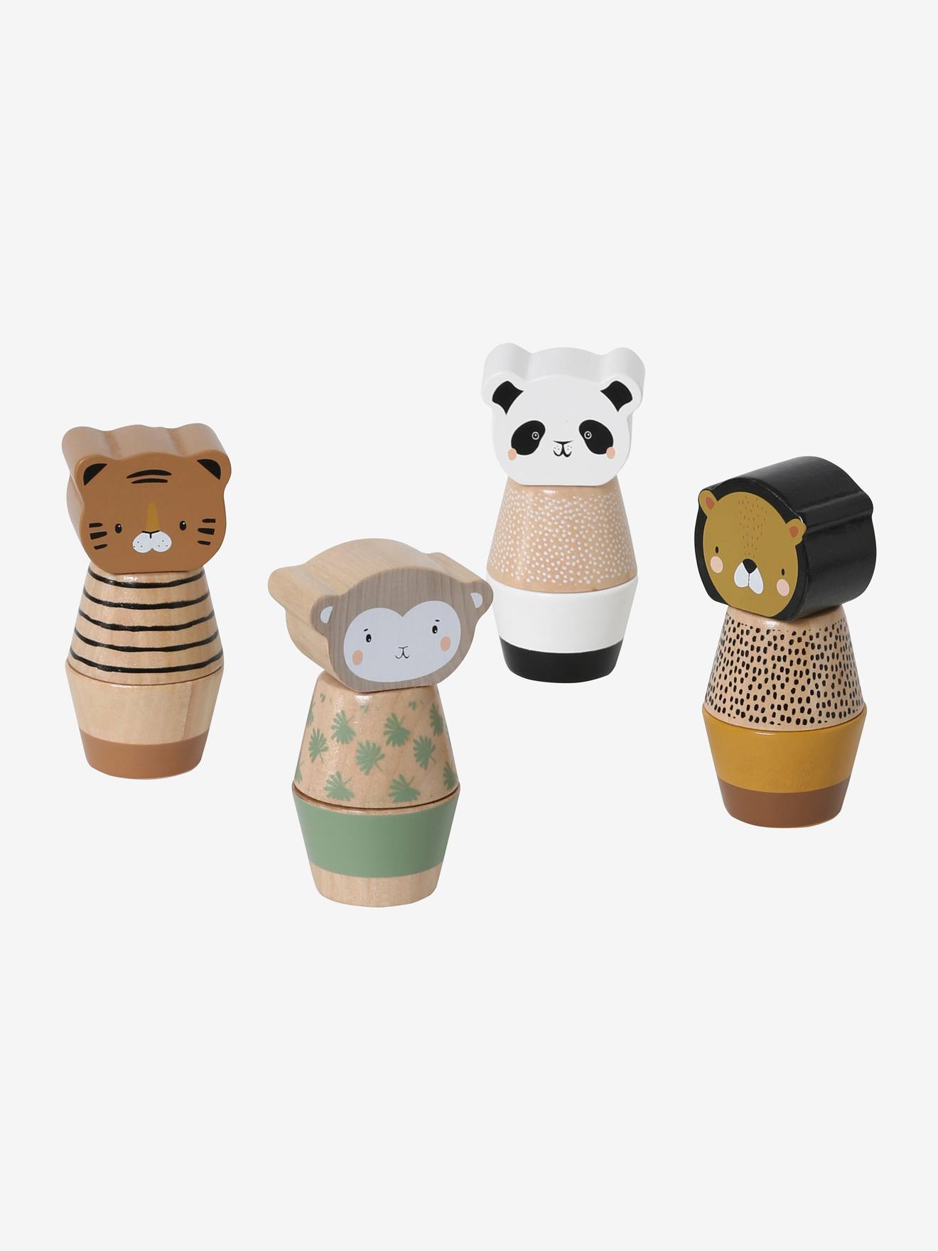Jeu des animaux à visser en bois FSC® multicolore