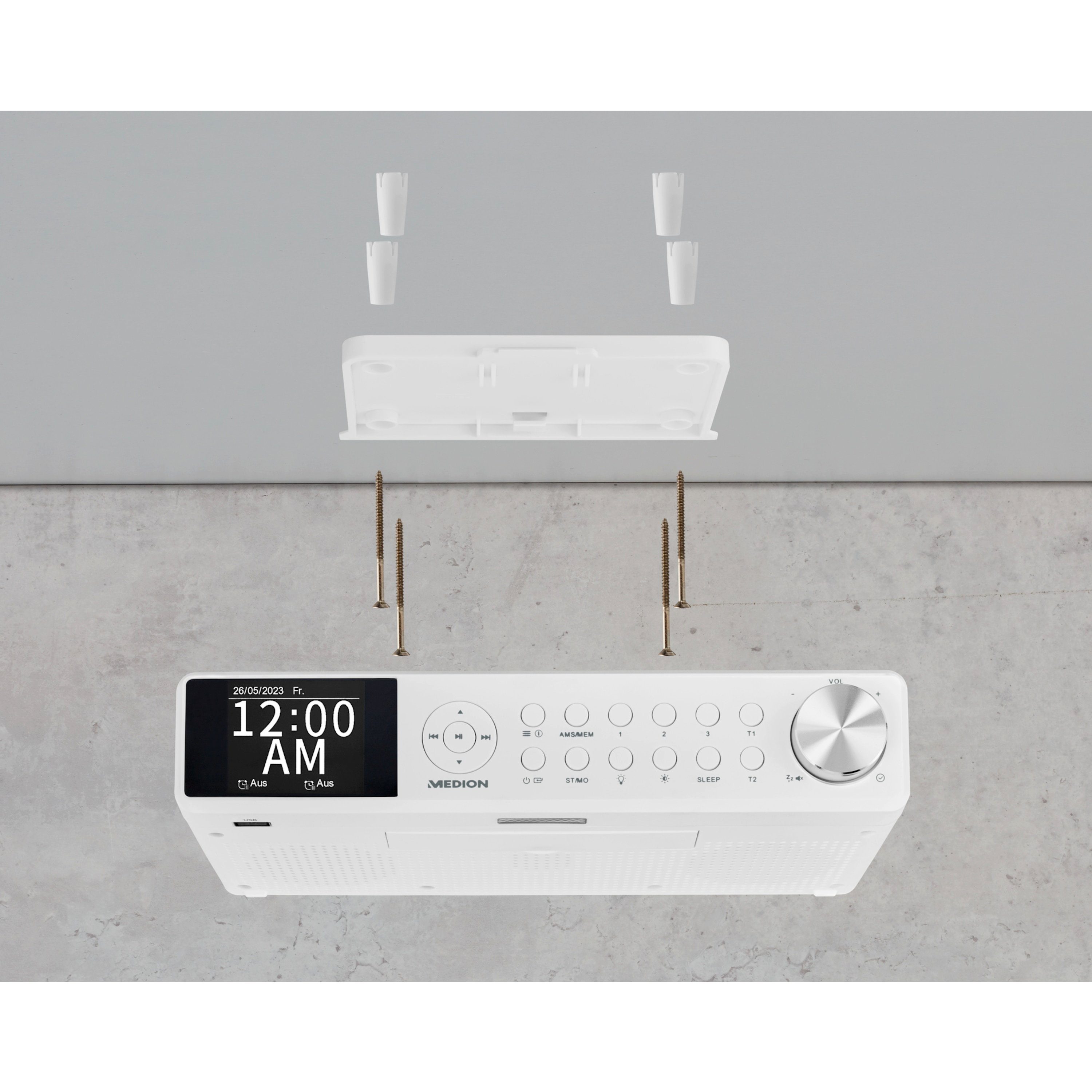 Medion® P66750 Radio (AM/FM, MW/UKW, DAB+, 3 W, MD43750)