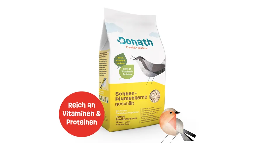Donath Vogelfutter Sonnenblumenkerne geschält 1 kg