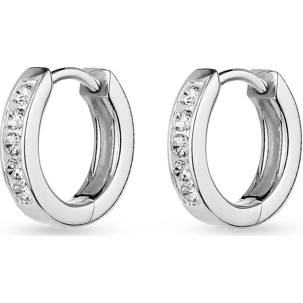 FAVS Créoles 925 Argent Boucles d'oreilles