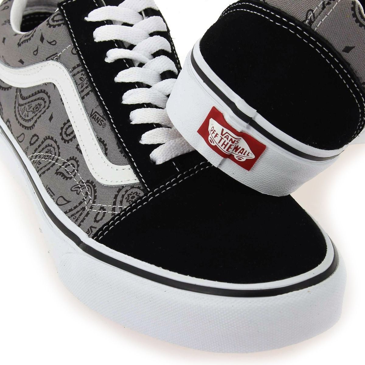 Vans  OLD SKOOL PAISLEY - Noir gris