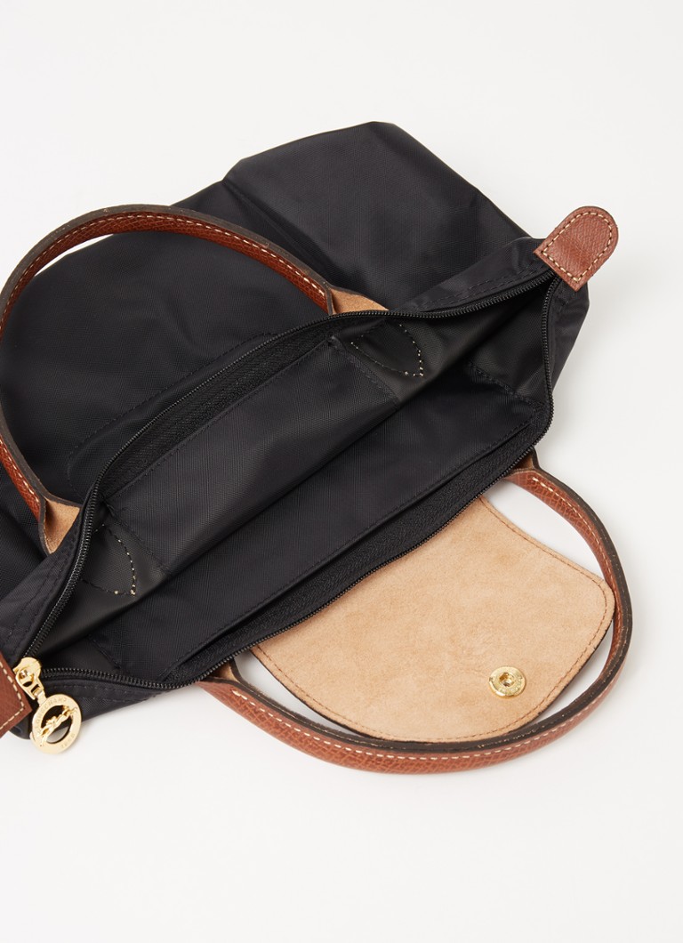 Longchamp Le Pliage rankinė S su odinėmis detalėmis
