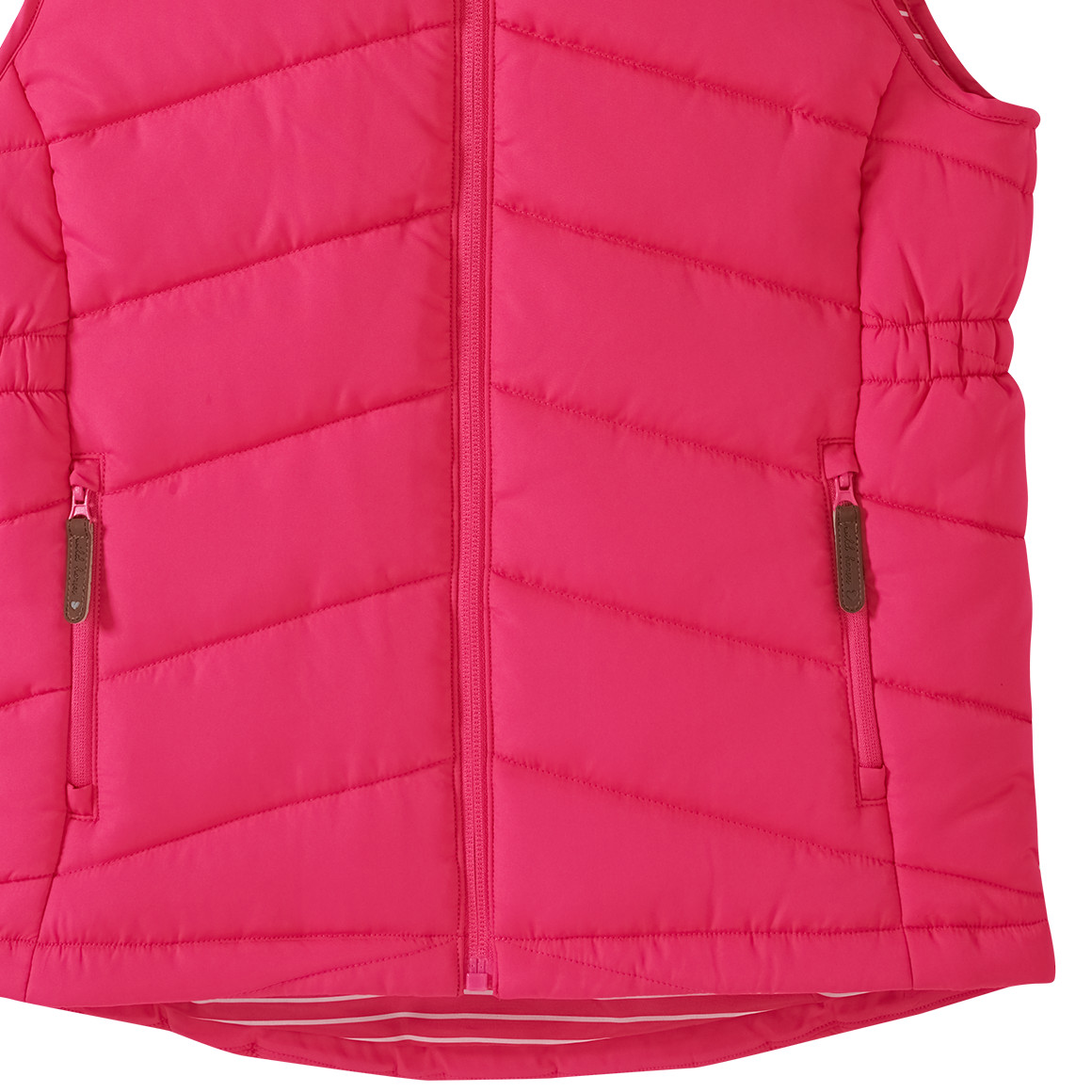 Mädchen Steppweste mit zwei Taschen