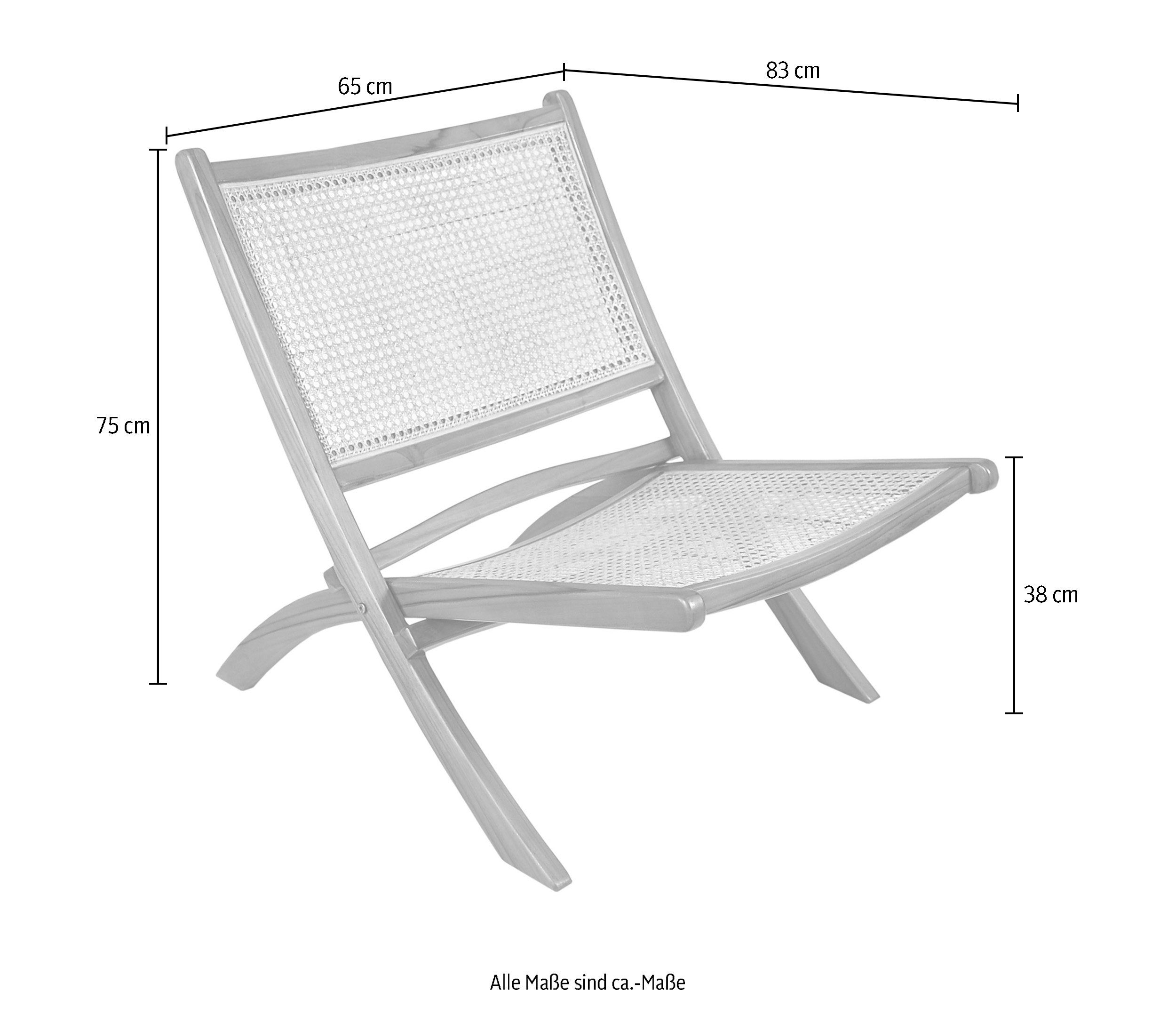 SIT Rattanstuhl, klappbar