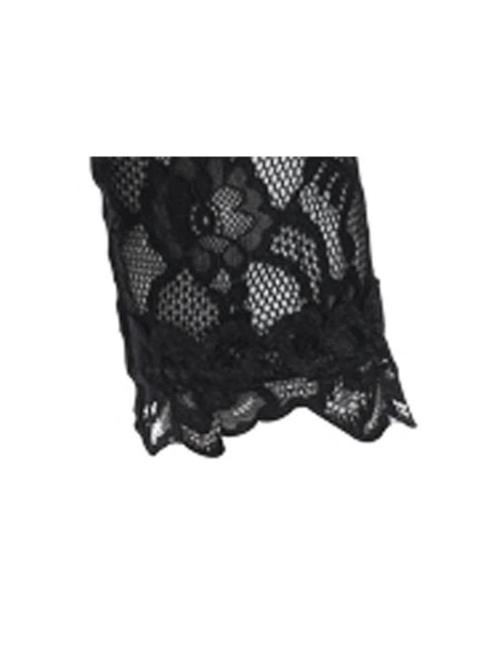 Nübler Dirndlbluse 3/4 Arm Laura in Schwarz günstig kaufen